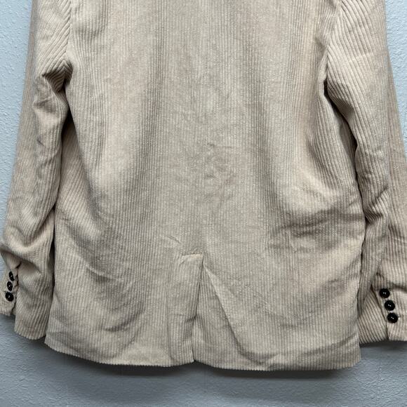 Promesa Corduroy Womens Y2K Inspired Blazer Jacket Small Light Academia Career - Picture 9 of 13